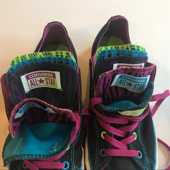 Converse All Star sz 6 (Women’s 8) Multi Tongue - Picture 5 of 6